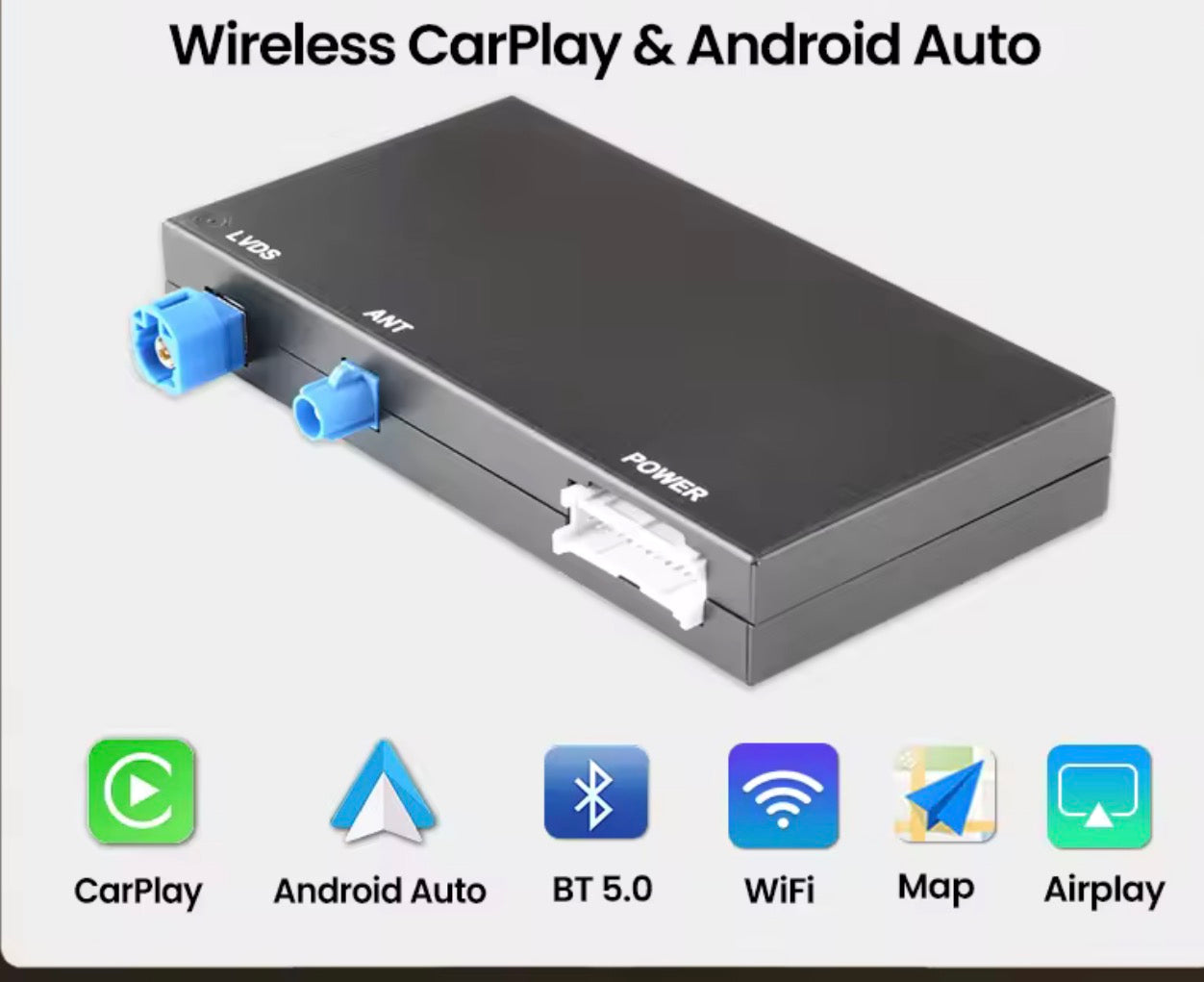 BMW Wireless CarPlay & Android Auto Interface – Plug & Play Upgrade (NBT / CIC / EVO)