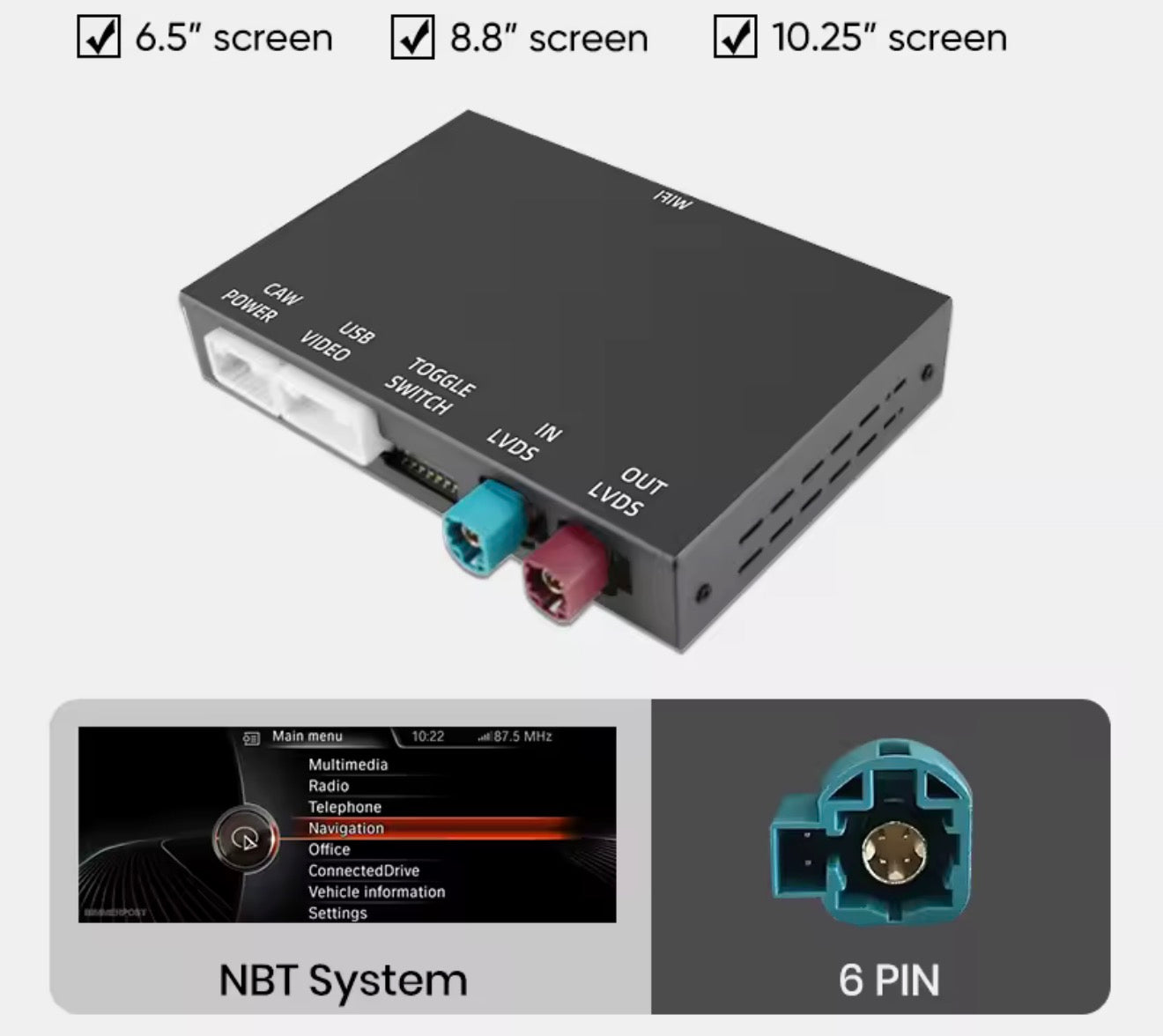 BMW Wireless CarPlay & Android Auto Interface – Plug & Play Upgrade (NBT / CIC / EVO)