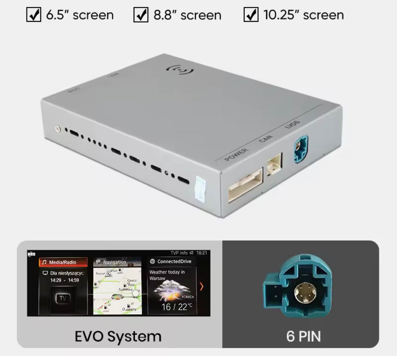 BMW Wireless CarPlay & Android Auto Interface – Plug & Play Upgrade (NBT / CIC / EVO)